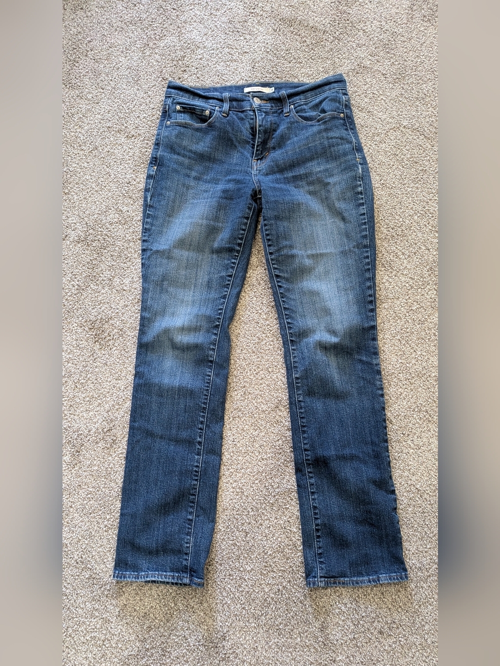 Levis 505 Women's Straight-Leg Jeans, Size 8